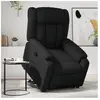 vidaXL Fauteuil inclinable Noir Similicuir