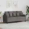 vidaXL Canapé à 2 places Taupe 140 cm Tissu