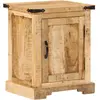 vidaXL Table de chevet 40x35x50 cm bois de manguier massif