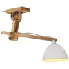 vidaXL Plafonnier 25 W blanc 105x30x65-108cm E27