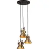 vidaXL Lampe suspendue 25 W laiton antique 30x30x100 cm E27