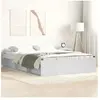 vidaXL Cadre de lit blanc 140x200 cm