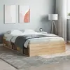 vidaXL Cadre de lit chêne sonoma 120x200 cm 3203854