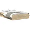 Cadre de lit chêne sonoma 120x190 cm petit double Vidaxl Sonoma oak