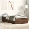 vidaXL Vidaxl Cadre De Lit Sans Matelas Chêne Marron 90x190 Cm