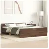 vidaXL Vidaxl Cadre De Lit Tête De Lit Et Pied De Lit Chêne Brun 140x190 Cm