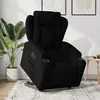 vidaXL Fauteuil inclinable électrique noir tissu