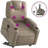vidaXL Fauteuil inclinable de massage Cappuccino Similicuir