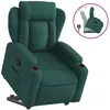 vidaXL Fauteuil inclinable vert foncé tissu