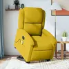 vidaXL Vidaxl Fauteuil Inclinable De Massage Électrique Jaune Velours