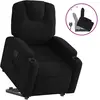 vidaXL Fauteuil inclinable noir tissu