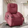 vidaXL Fauteuil inclinable rouge bordeaux tissu