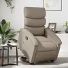 vidaXL Fauteuil inclinable Cappuccino Similicuir