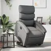 vidaXL Fauteuil inclinable électrique gris similicuir
