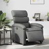 vidaXL Fauteuil inclinable électrique Gris Similicuir