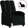 vidaXL Fauteuil inclinable électrique Noir Tissu