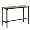 Table de bar 150x55x107 cm bois de manguier massif brut vidaXL