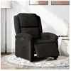 vidaXL Fauteuil inclinable électrique noir velours