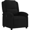 vidaXL Fauteuil inclinable noir velours