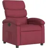 vidaXL Fauteuil inclinable Rouge bordeaux Tissu