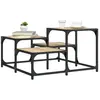 vidaXL Table basse chêne sonoma 68x68x40 cm bois d'ingénierie