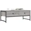 vidaXL Table basse sonoma gris 101x49x39,5 cm bois d'ingénierie