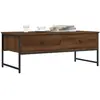 vidaXL Table basse chêne marron 101x49x39,5 cm bois d'ingénierie