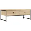 vidaXL Table basse chêne sonoma 101x49x39,5 cm bois d'ingénierie