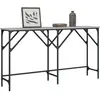 vidaXL Table console sonoma gris 140x29x75 cm bois d'ingénierie