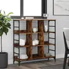 vidaXL Buffet chêne fumé 102x32x103,5 cm bois d'ingénierie