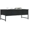 vidaXL Table basse noir 101x49x39,5 cm bois d'ingénierie