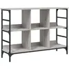 vidaXL Buffet sonoma gris 102x32x73,5 cm bois d'ingénierie