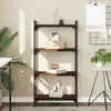 vidaXL Bibliothèque 4 niveaux chêne marron 60x30x120cm bois ingénierie