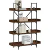 vidaXL Bibliothèque 4 niveaux chêne marron 100x33x145,5 cm