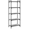 vidaXL Bibliothèque à 5 niveaux sonoma gris 60x30x154 cm