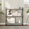 vidaXL Bibliothèque 3 niveaux sonoma gris 80x30x86cm bois d'ingénierie