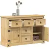vidaXL Buffet Corona 115x40x76 cm bois massif de pin
