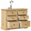 vidaXL Commode Corona 120x48x91 cm bois massif de pin