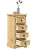 vidaXL Table de chevet Corona 35x32,5x74 cm bois de pin massif