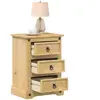 vidaXL Table de chevet Corona 45x35x64 cm bois de pin massif