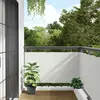 vidaXL Écran d'intimité de jardin blanc 800x120 cm PVC