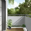 vidaXL Écran d'intimité de balcon gris 600x75 cm PVC 4005383