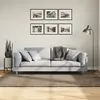 vidaXL Tapis ISTAN à poils longs aspect brillant gris 140x200 cm