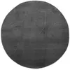 vidaXL Tapis IZA poils courts style scandinave anthracite Ø 160 cm