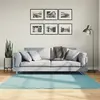 vidaXL Tapis OVIEDO à poils courts vert 160x160 cm