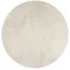 vidaXL Tapis OVIEDO à poils courts beige Ø 80 cm