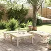vidaXL Bancs de jardin 2 pcs bois de sapin massif