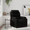 vidaXL Fauteuil inclinable Noir Similicuir