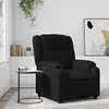 vidaXL Fauteuil inclinable Noir Similicuir