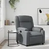 vidaXL Fauteuil inclinable Gris Similicuir